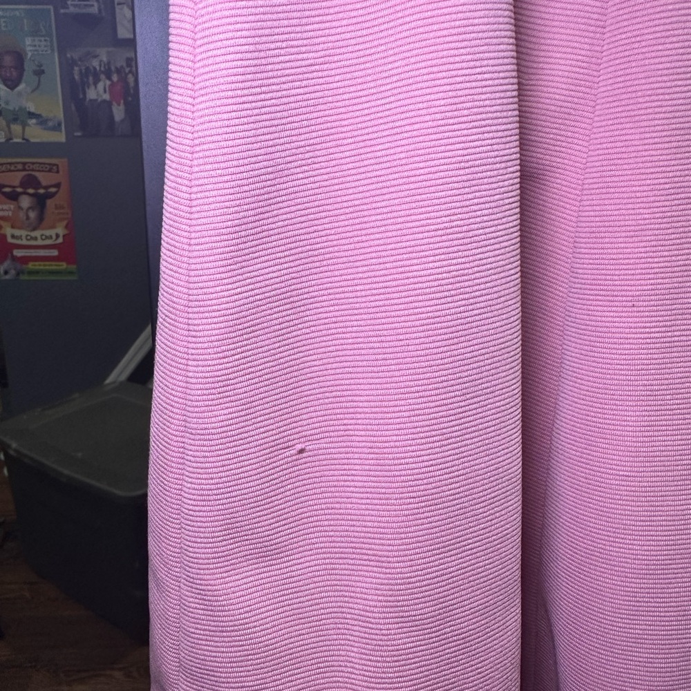 Pink Ribbed Dress. - Picture 3 of 4